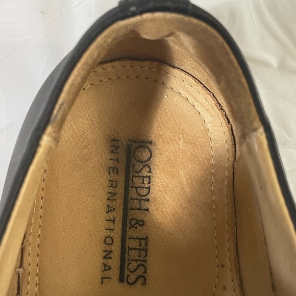 Joseph & Feiss Oxford Dress Shoes Black Leather Lace-Up Cap Toe Men's Size 9 M - Picture 5 of 6